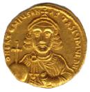 Coin portrait of Anastasius II (c)2000 Chris Connell