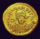 coin with the image of Basiliscus (c)1998 Princeton Economic Institute