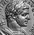 A coin with the image of the Emperor Caracalla