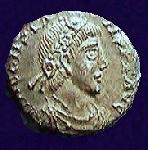 Coin with image of Constans II(c)1999, Princeton Economic Institute.