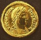 Coin with image of Constantius III(c)1999, Princeton Economic Institute.