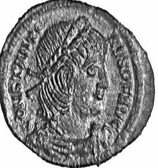Coin with the image of Constantine II (c)1998 CGB numismatique, Paris