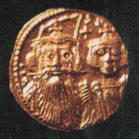 Coin of Constans II (c) 1998 Chris Connell