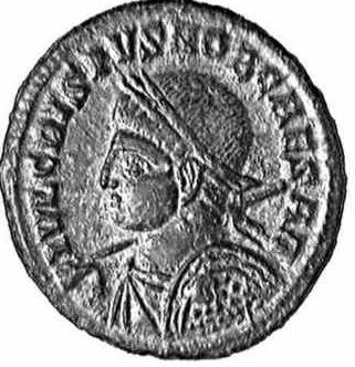 Coin with the image of Crispus Caesar (c)1998 CGB numismatique, Paris