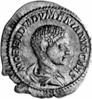 Coin with the image of Diadumenius (c)1998 CGB numismatique, Paris