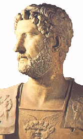 A bust of the Emperor Hadrian (c)2000 Princeton Economic Institute justin Paola