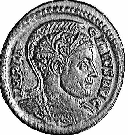 Coin with the image of Licinius I (c)1998 CGB numismatique, Paris