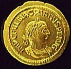 Coin with the image of Macrianus II (c)1999 Princeton Economic Institute