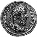 Coin with the image of Macrinus