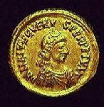 A coin of Libius Severus (c)1998, Princeton Economic Institute