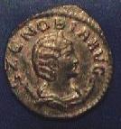 Coin with the image of Zenobia